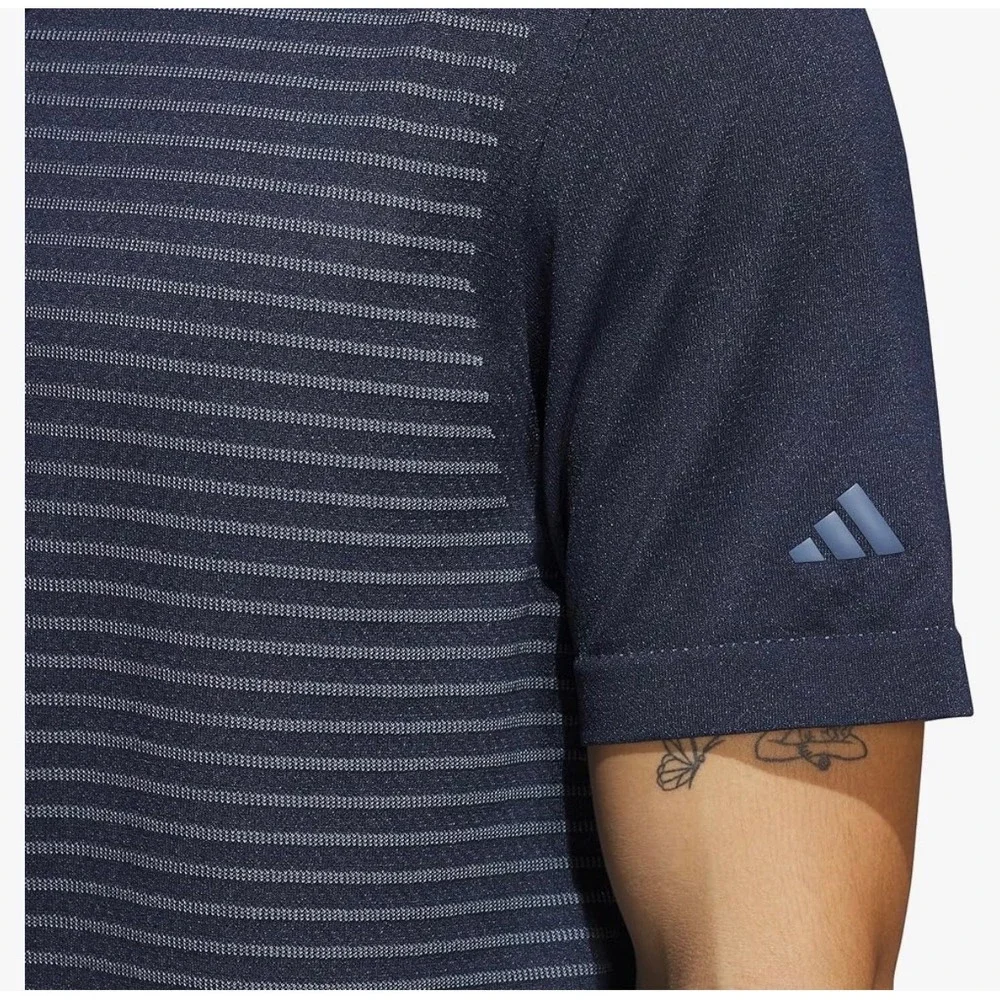 Adidas Golf Men's Ultimate365 Tour Seamless Stripe Golf Polo Shirt XL JJ0166 NEW